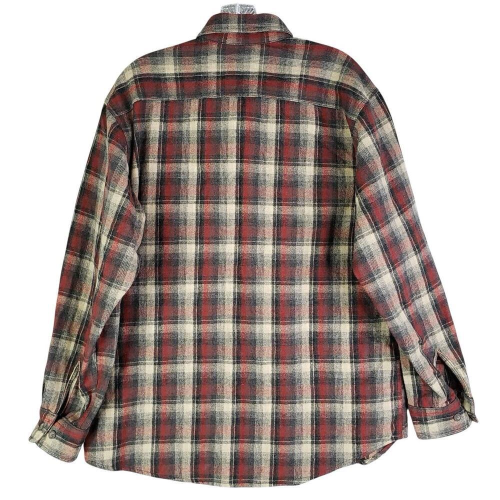 Woolrich Shirt Flannel Plaid Mens Size Medium M Long Sleeve Button Down Wool - Picture 3 of 10